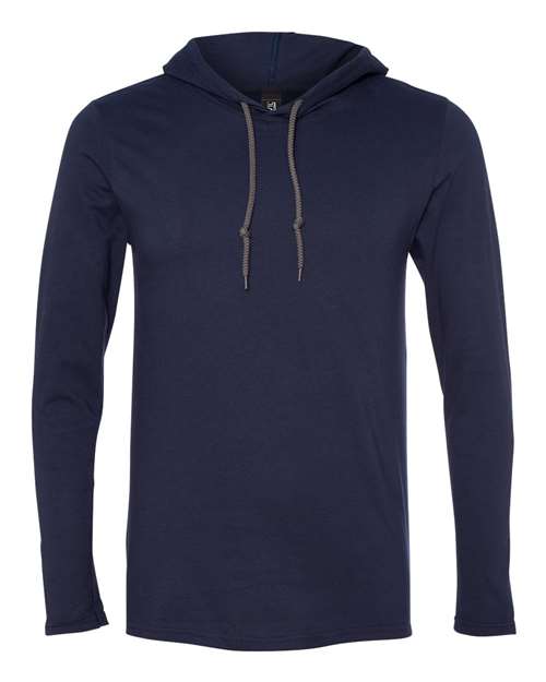 Unisex Softstyle® Lightweight Hooded Long Sleeve T-Shirt