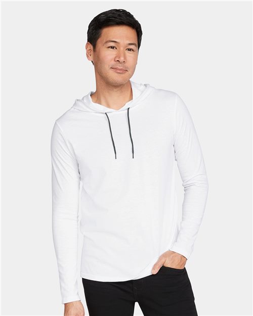 Men's Softstyle® Lightweight Hooded Long Sleeve T-Shirt